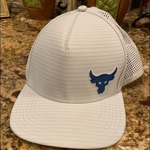 UA project rock flatbill trucker hat